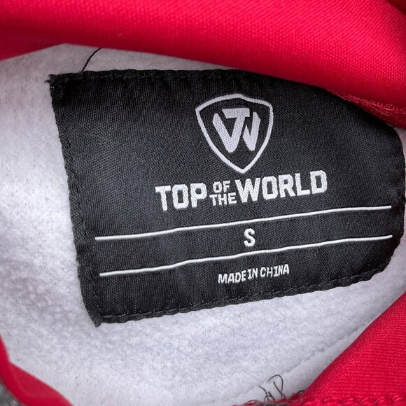 Top‎ Of The World Hoodie Adult Small Gray Red INDIANA Hoosiers Sport College - Picture 3 of 10